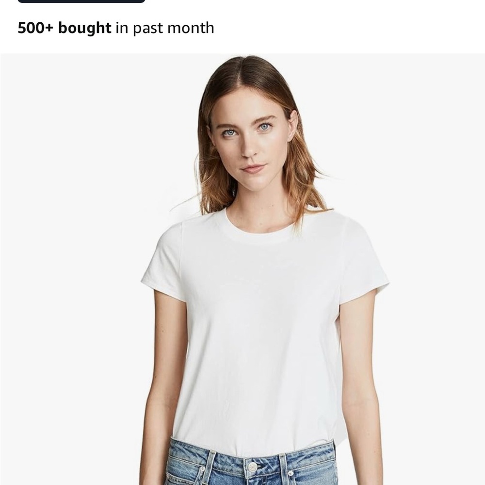 Madewell White Short Sleeve Harley Tee - S